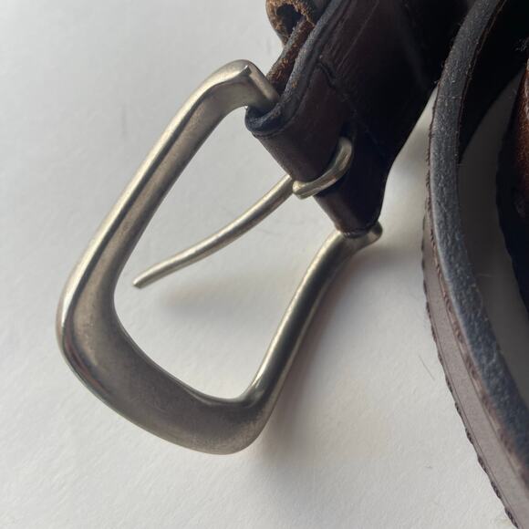 Red Head Brand Co Leather Belt 44 Double Keeper Brown 585500 - Picture 3 of 8